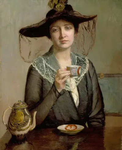 A Cup of Tea by Lilla Cabot Perry — digital art print download