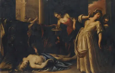 The Death Of Cleopatra by Lombard School — digital art print download