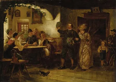 Счастливое возвращение домой by Людвиг Блюме-Зиберт — digital art print download