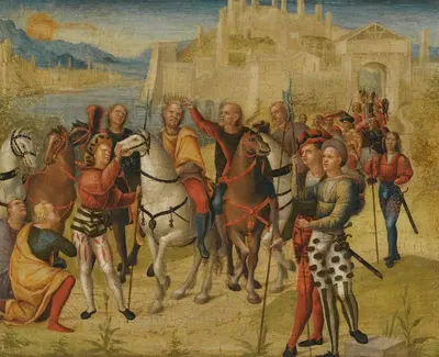 The Coronation of Darius by Niccolò Giolfino — digital art print download