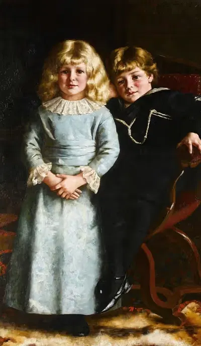 Маленькие ангелы by Реджинальд Мачелл, 1883 — digital art print download