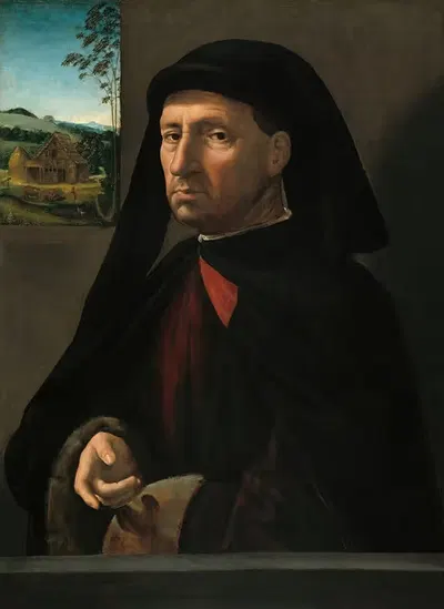 Портрет джентльмена by Ридольфо Гирландайо, c. 1505 — digital art print download