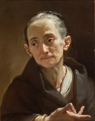 Голова старой женщины by Убальдо Гандольфи — digital art print download