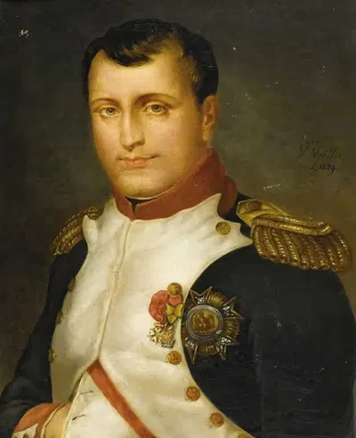 Portrait Of Napoleon by V. Varillaz, 1839 — digital art print download