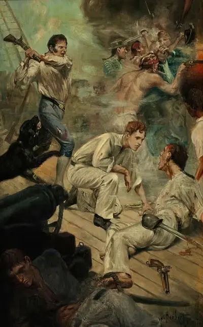 Янгол Нельсона by Уильям Херберт Дантон, 1904 — digital art print download