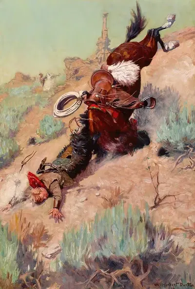Нора барсука (Разлив) by Уильям Херберт Дантон, 1906 — digital art print download