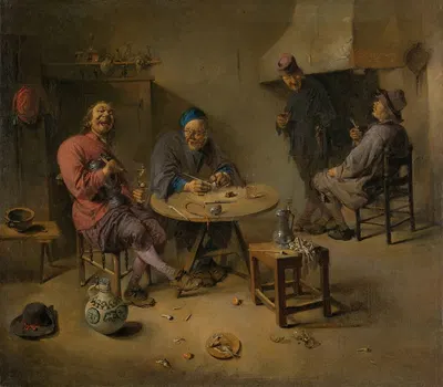 Таверна by Абрахам Дипраам, 1665 — digital art print download