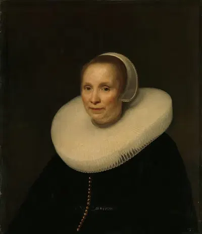 Portrait of a woman by Abraham Lambertsz. van den Tempel, 1646 — digital art print download