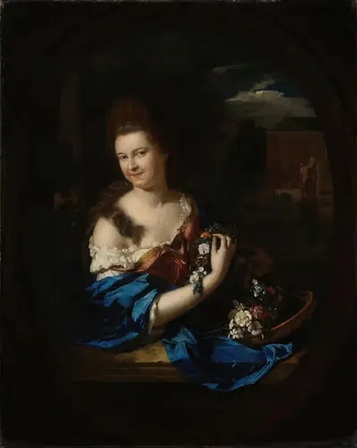 Портрет Маргареты Рендorp, жены Яна ван де Пола by Адриан ван дер Верфф, 1692 — digital art print download
