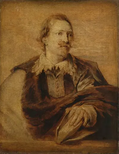 Портрет Яна Гаспара Геваертса (1593-1666) by Последователь Антони ван Дейка, 1593-1666 — digital art print download