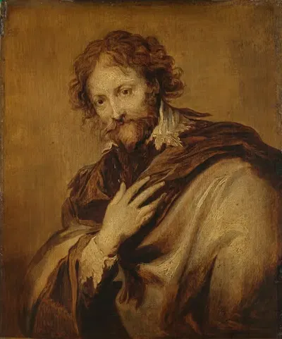 Портрет Питера Паула Рубенса (1577-1640) by Последователь Антони ван Дейка, 1577-1640 — digital art print download