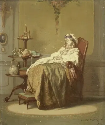 Дремота by Александр Хуго Баккер Корфф, 1866 — digital art print download