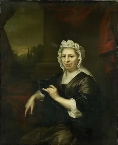 Бре́хье Хофт (1640-1721). Вдова Хармена ван де Пола by Арнольд Бунен, 1640-1721 — digital art print download