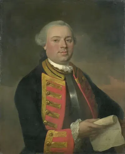 Йохан Арнольд Зоутман (1724-93), вице-адмирал by Август Кристиан Хаук, 1770 — digital art print download