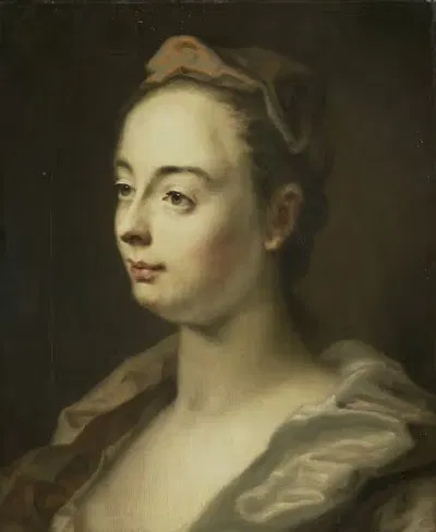 Portrait of a Woman by Balthasar Denner, 1731 — digital art print download