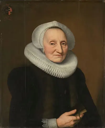 Портрет Белии Клаесдр (1566-или позже 1652) by Бартоломей Зарбург, 1630 — digital art print download
