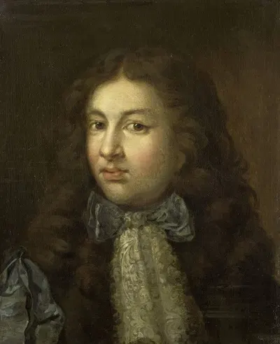 Портрет Теодора Нетшера (1661-1728), старшего сына художника by Каспар Нетшер, 1661-1728 — digital art print download