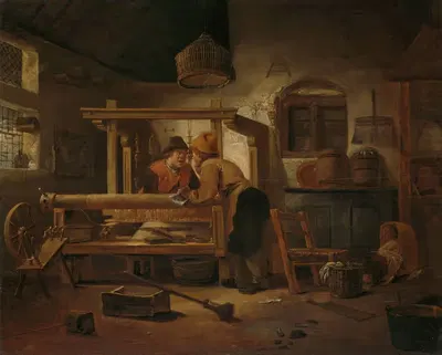 Ткацкая мастерская by Корнелис Герритсз Деккер, 1659 — digital art print download
