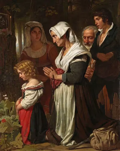 Благочестие by Корнелис Крусеман, 1823 — digital art print download