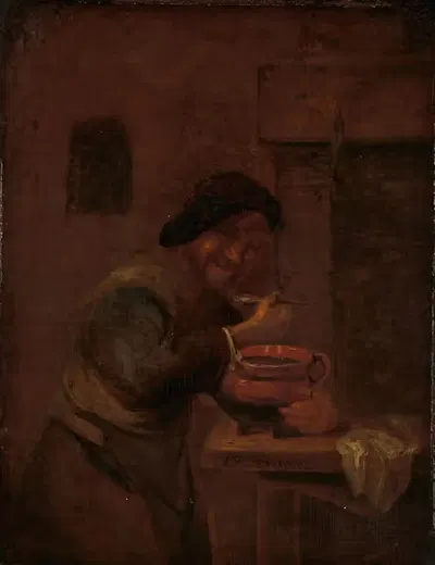Человек, едущий из глиняного горшка by Даниэль Бун — digital art print download