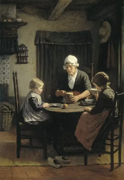 At Grandmother's by David Adolph Constant Artz, 1883 — digital art print download