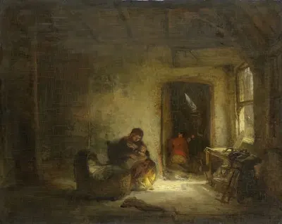 Солнечная комната by Южен Франсуа де Блок, 1830 - 1893 — digital art print download