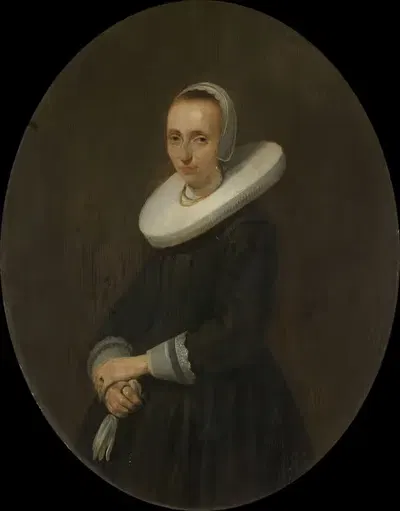 Иоганна Бардуэл (умерла после 1667). Жена Жерара ван дер Шалке by Жерар тер Борх, 1644 — digital art print download