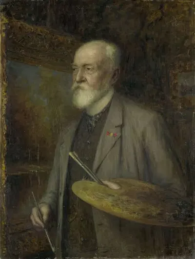Johannes Gijsbert Vogel (1828-1915), Painter by Gijsbertus Derksen, 1828-1915 — digital art print download