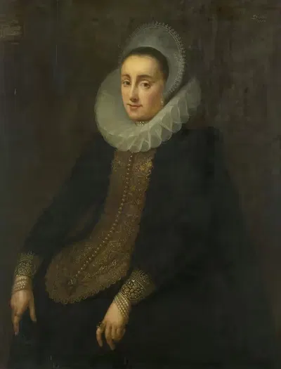 Лукреция дель Прадо, жена Иеремии Бодиноа by Гортзиус Гельдорп, 1610 — digital art print download