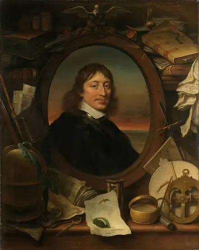 Жерар Питерсз Хулфт (1621-56), первый советник и генеральный директор Голландской Ост-Индской компании by Говерт Флинк,…