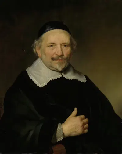 Портрет мужчины, предположительно Августейна Втенбогаерта (1577-1655) by Говерт Флинк, 1577-1655 — digital art print download