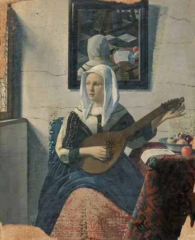 Женщина, играющая на цистере by Хан ван Мигерен, 1930 - 1940 — digital art print download