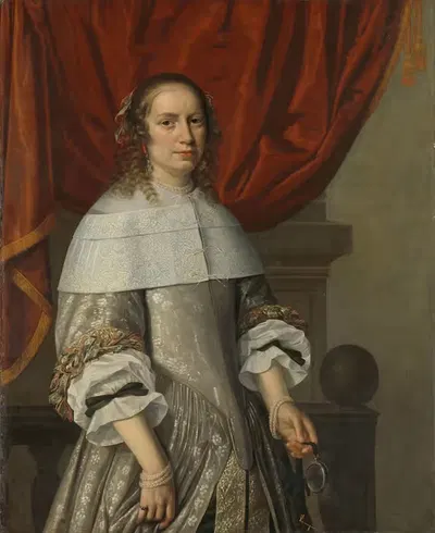 Портрет женщины by Хендрик Корнелисз. ван Влит, 1663 — digital art print download
