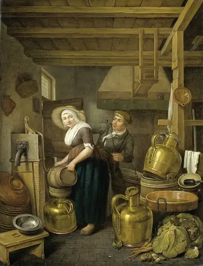 После дойки by Хендрик ван дер Бург, 1825 - 1827 — digital art print download