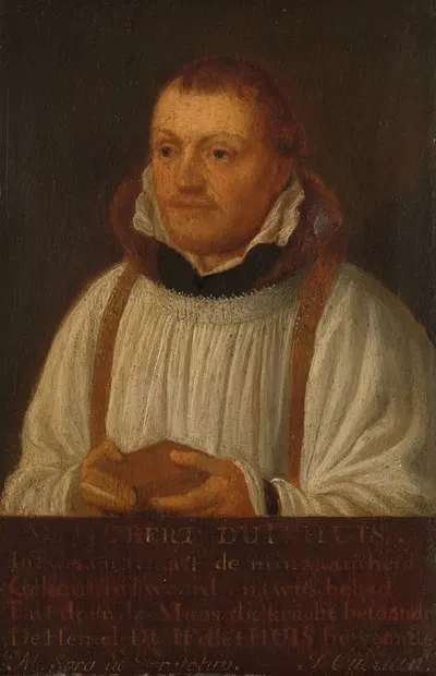 Portrait of Huybert Duyfhuys (c. 1515-81), Pastor of the Church of St James, Utrecht by Hendrik Martensz. Sorgh, 1630 -…