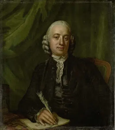 Портрет Питера Мейера, издателя и книготорговца в Амстердаме by Хендрик Потховен, 1750 - 1781 — digital art print download