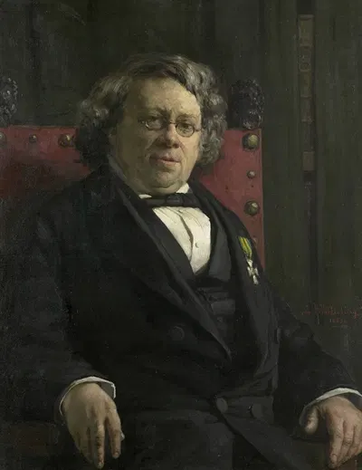 Питер Харме Виткамп (1816-92). Историк и географ by Хендрик Валькенбург, 1883 — digital art print download