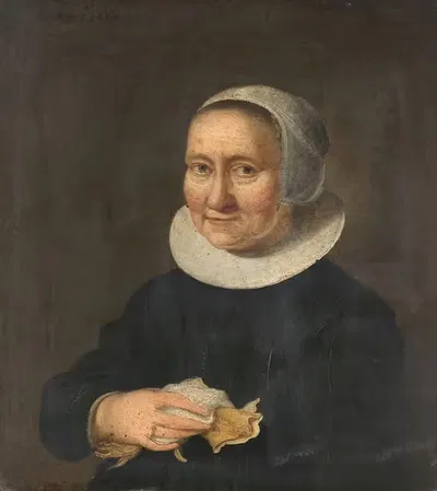 Portrait of a Woman by Herman Meynderts Doncker, 1650 — digital art print download