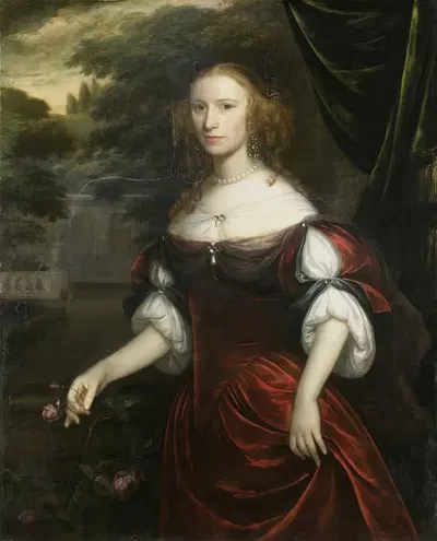 Portrait of a Woman by Herman Verelst, 1667 — digital art print download