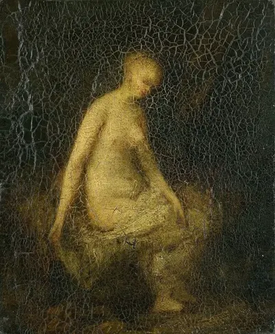 Купающаяся женщина by Гипполит Мишо, 1840 - 1886 — digital art print download