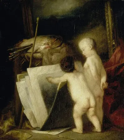Маленькие любители искусства by Гипполит Мишо, 1840 - 1886 — digital art print download