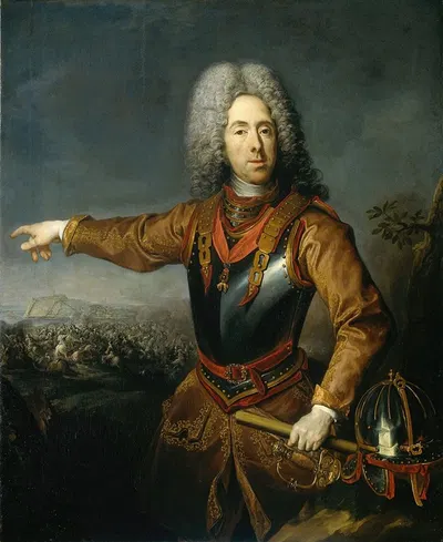 Портрет Евгения, принца Савойского by Якоб ван Шуппен, 1718 — digital art print download
