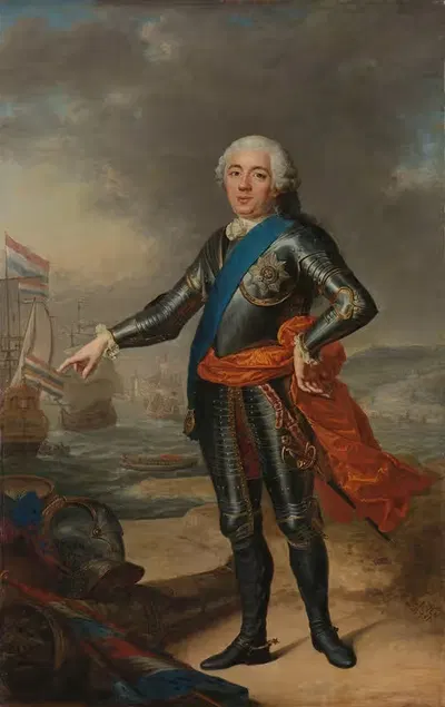 Portrait of William IV by Jacques-André-Joseph Aved, 1751 — digital art print download