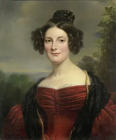 Катерина Аннетта Фрейзер (1815-92) by Ян Адам Крусеман, 1834 — digital art print download