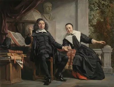 Абрахам Кастелейн и его жена, Маргарита ван Банкен by Ян де Брей, 1663 — digital art print download