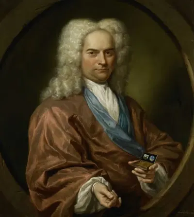 Портрет Давида Лейува (1682-1755), меннонитского торговца by Ян Мауриц Квинкхард, 1682-1755 — digital art print download