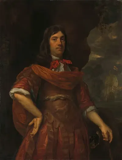 Корнелис Тромп (1629-91). Лейтенант-адмирал генерал by Ян Мийтенс, 1668 — digital art print download