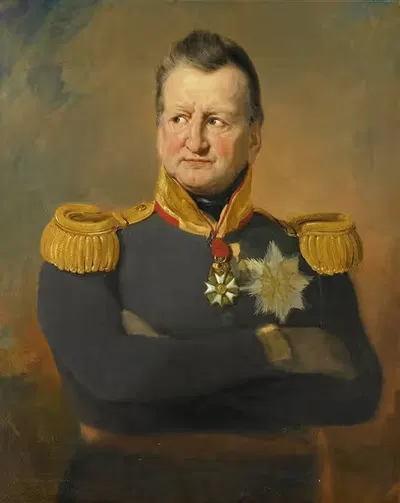 Портрет барона Давида Генриха Шассе, генерал-лейтенанта by Ян Виллем Пиненман, 1832 — digital art print download