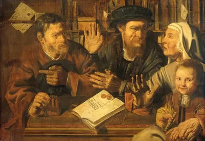 Офис нотариуса (Офис интенданта) by Ян Вутерсз Степ, c. 1629 — digital art print download
