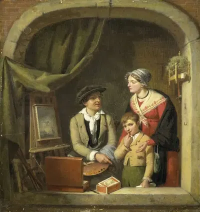Становление художником by Жан-Батист Ван Эйкен, 1825 - 1827 — digital art print download